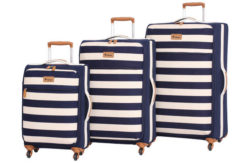 IT Luggage Lightweight Large 4 Wheel Suitcase - Nautical.